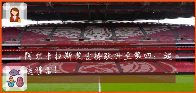 阿尔卡拉斯奖金榜跃升至第四，超越穆雷！